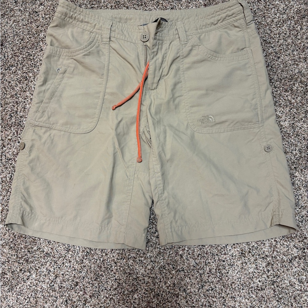 The North Face Horizon II hiking shorts khaki/beige women’s 4 water repellent